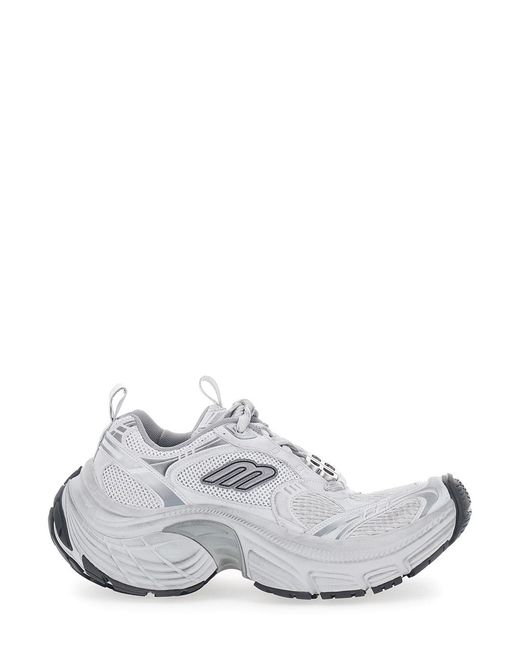 Balenciaga White Sneakers Leather Polyurethane Trainers for men