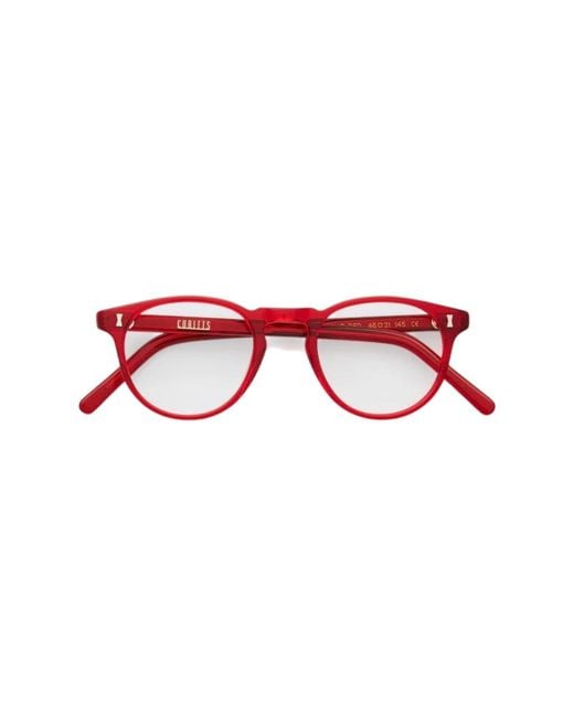CUBITTS Red Coram Large __Single__ Eyeglasses