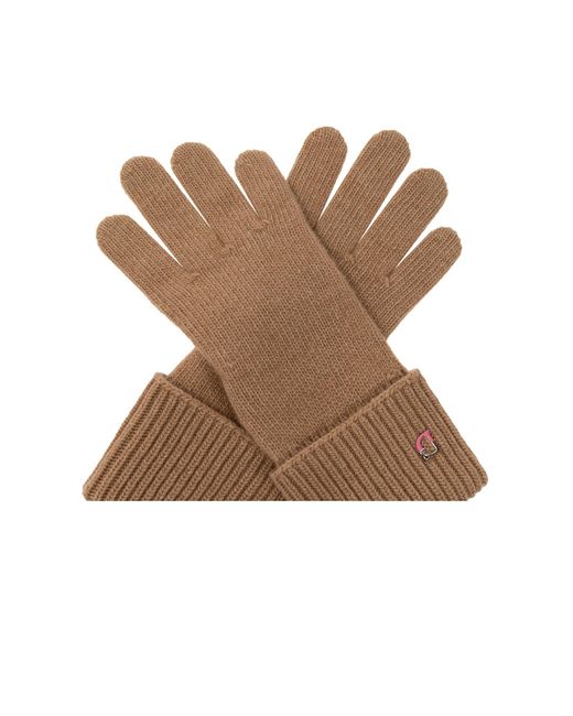 DSquared² Brown Gloves With Logo