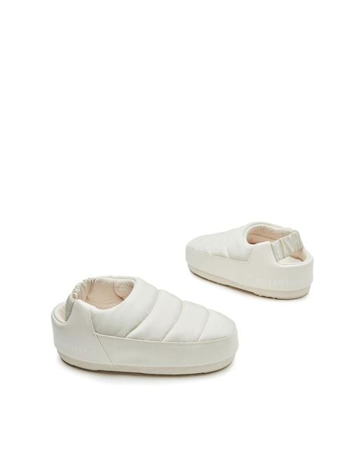 Moon Boot White Evolution Logo Mules Sandals Shoes Loafers for men