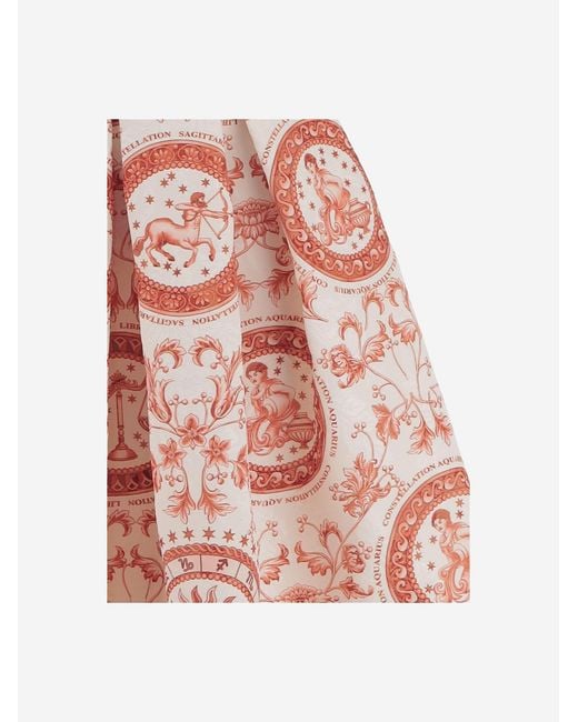 Lunatica Milano Pink Flared Skirt Polyester