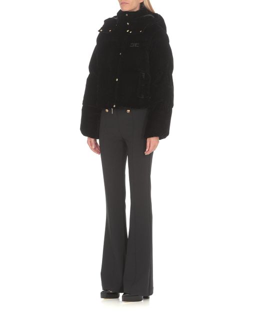 Elisabetta Franchi Black Pudded Jacket
