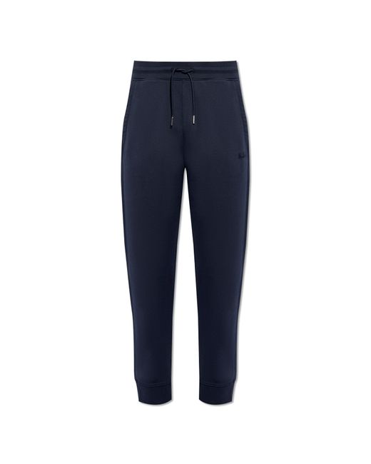 Woolrich Blue Sweatpants With Logo for men