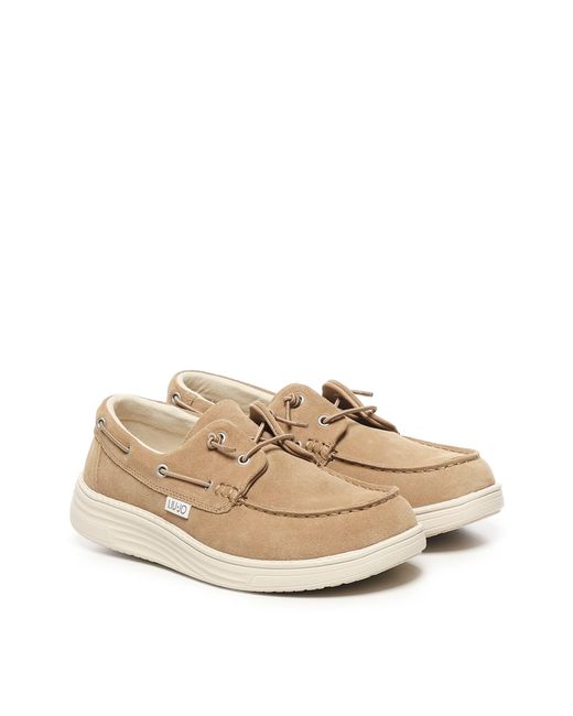 Liu Jo White Suede Loafers for men
