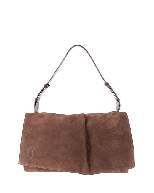 Christian Louboutin Brown Baggy Shoulder Large