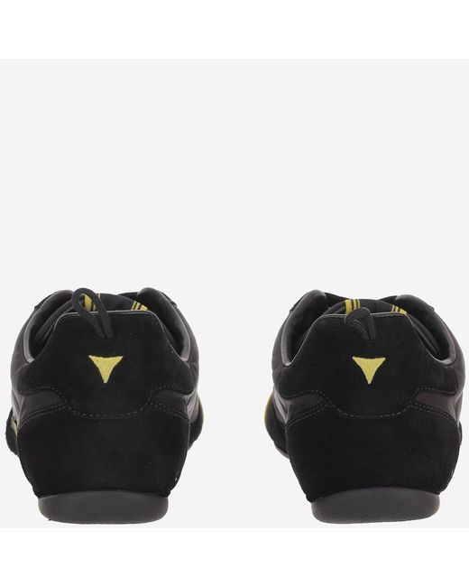 Fendi Black Sneakers Flow Suede And Fabric Polyamide Trainers for men