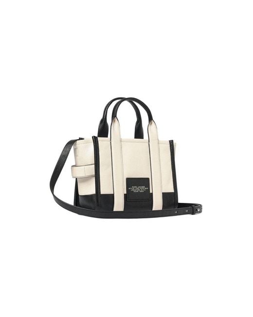 Marc Jacobs White Handbag Cow Leather Bags Tote-Bags