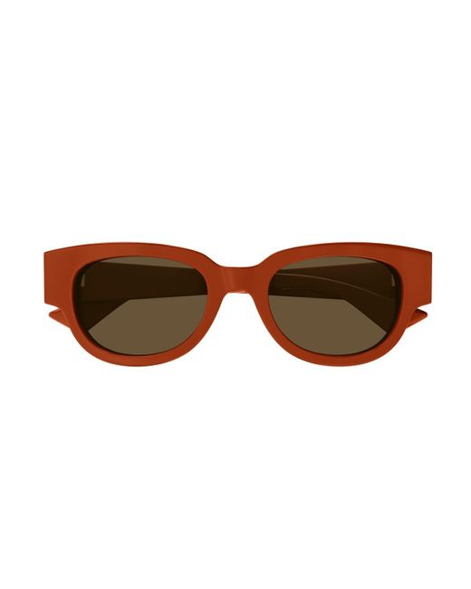 Bottega Veneta Brown Bv1278Sa Tri-Fold-Line New Classic 004 Sunglasses
