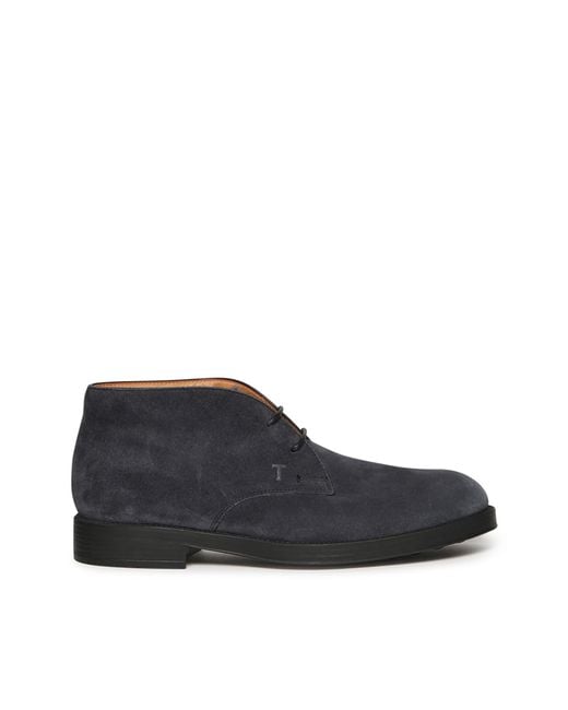Tod's Black Suede Ankle Boot for men