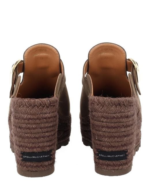 Stella McCartney Brown Sabot Gaia Polyamide Polyurethane Shoe