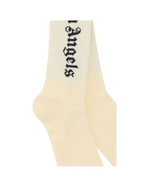 Palm Angels White Socks for men
