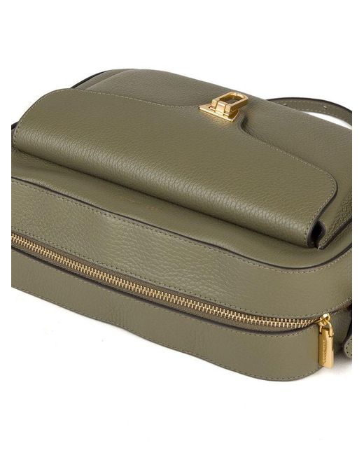 Coccinelle Green Crossbody Bag Cowhide Crossbody-Bags