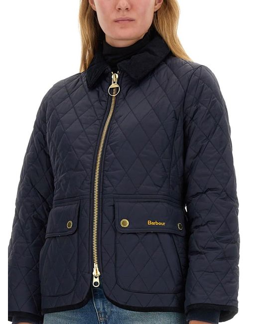 Barbour Blue Jacket With Zip