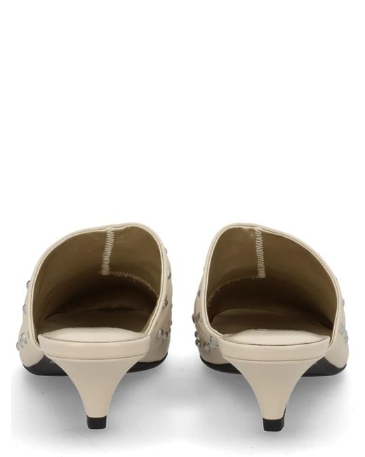 Ash Natural Mules Eloise Calf Leather