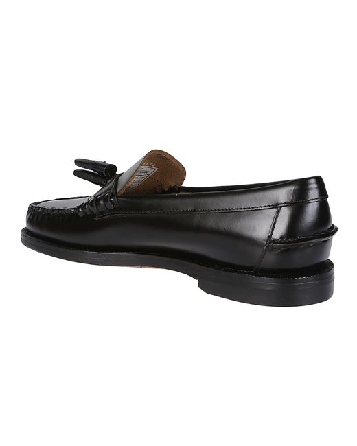Sebago Black Classic Dan Multi Tassel Loafers