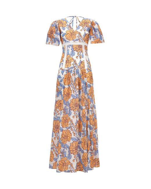 Le twins White Rosellina Long Dress Cottton