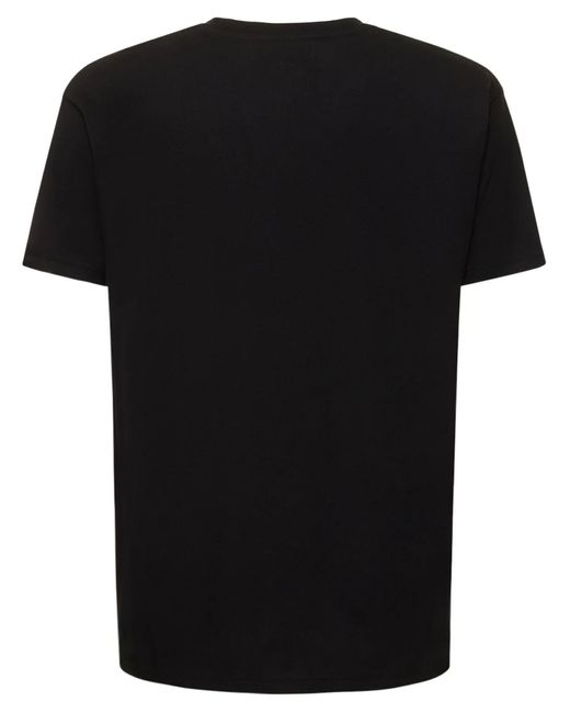 Vivienne Westwood Black Orb-embroidered Cotton T-shirt for men