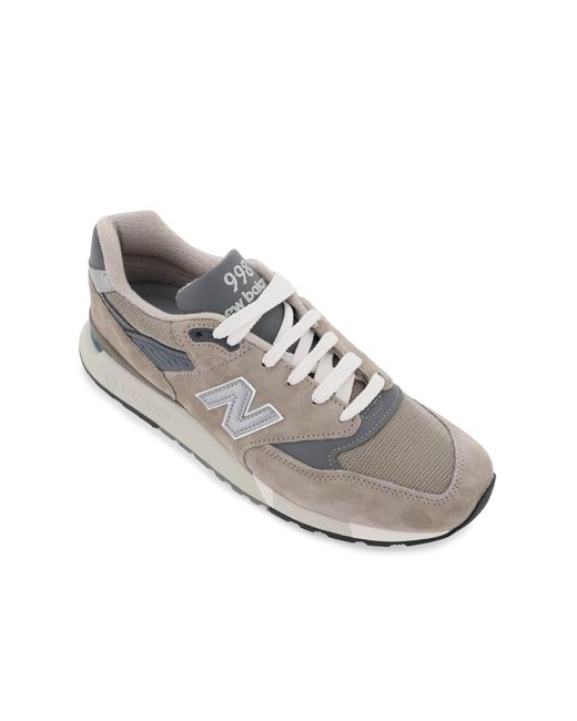 New Balance White 'made In Usa 998 Core' Sneakers for men