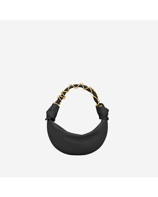 Saint Laurent Black Hobo Bag Amalia Leather Shoulder