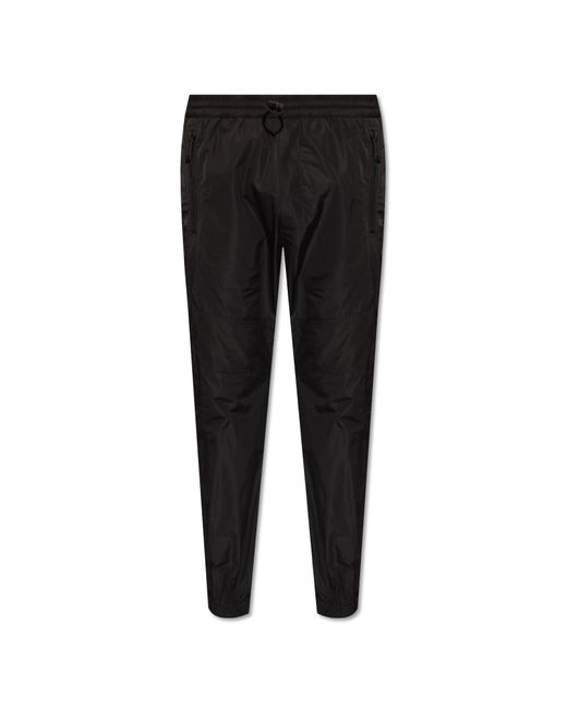 DSquared² Black Trousers With Logo for men
