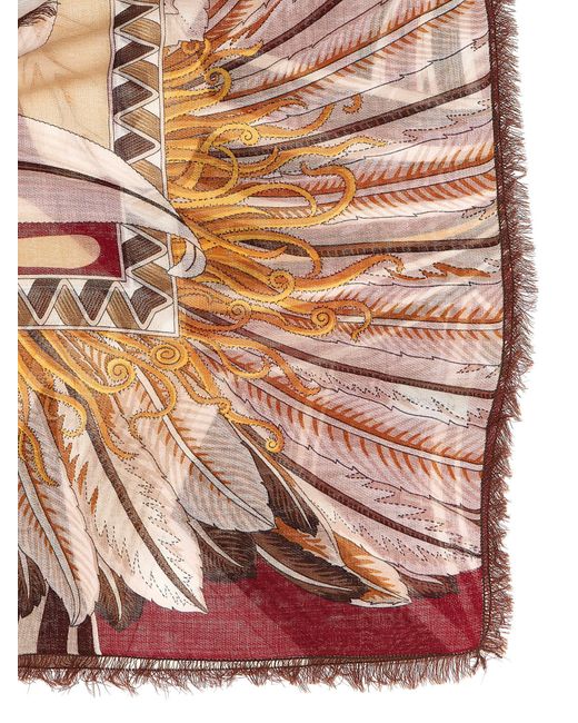 Ferragamo Multicolor Giada Scarves And Foulards