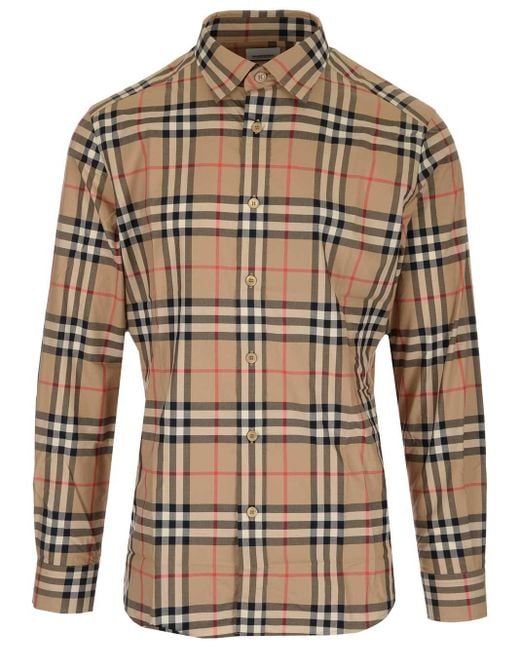Burberry Natural Vintage Check Shirt for men