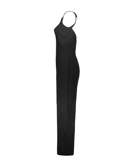 Rick Owens Black Knitted Slug Dress Clothing