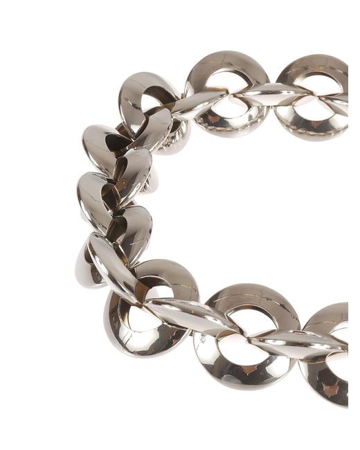 Alexander McQueen Metallic Chain Necklace