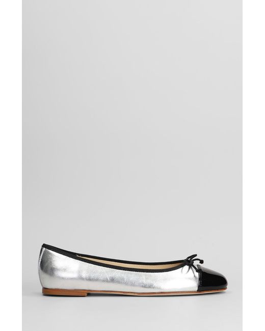 Fabio Rusconi White Ballet Flats