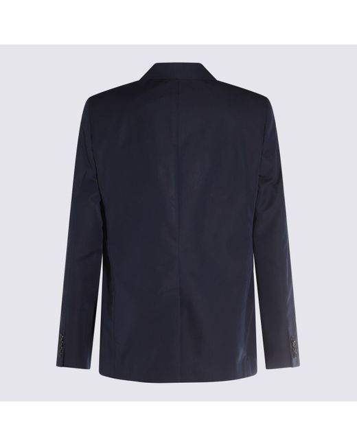 Gucci Blue Cotton Blazer for men