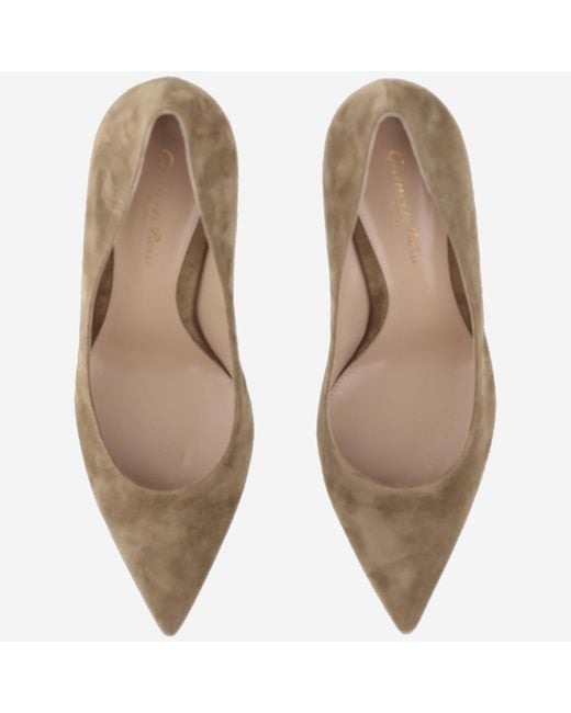 Gianvito Rossi Natural Pumps Suede Leather