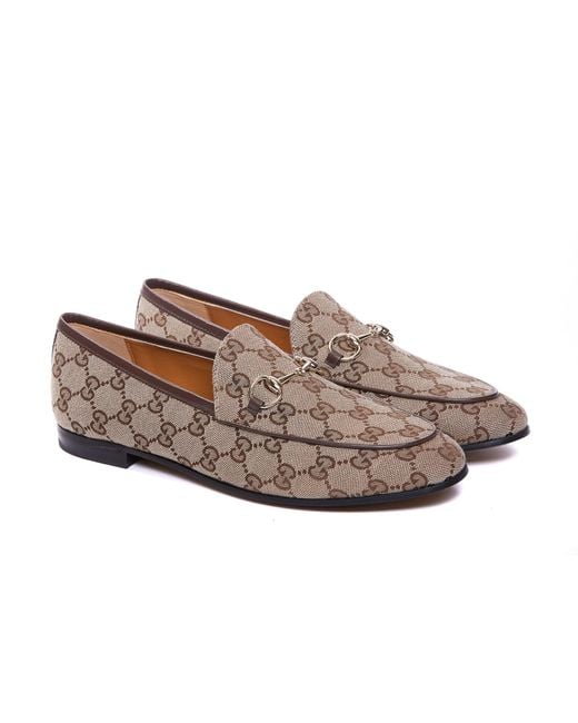 Gucci Gray Jordaan Loafers