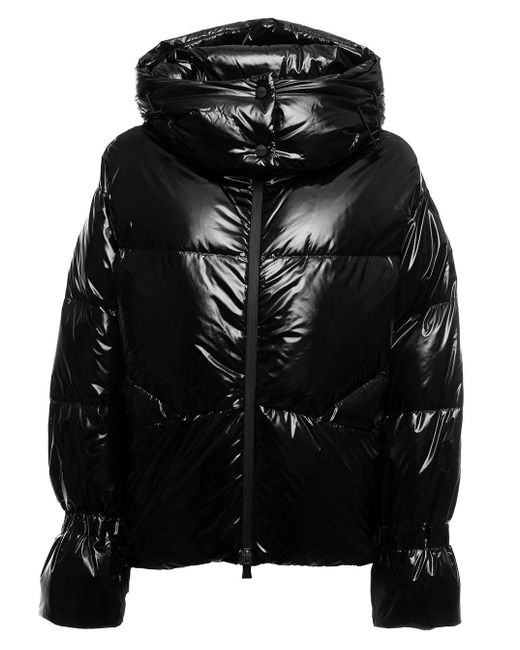 Herno Women's Laminar Down Jacket in Padded and Quilted Laqué Nylon Woman - Black - Parka Jackets