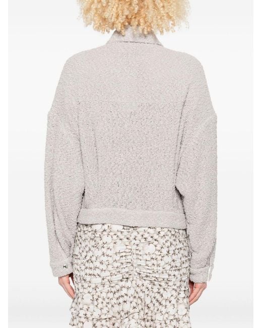 IRO White Pabli Cotton Jacket