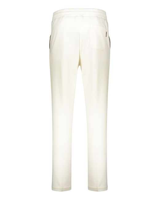 Moorer White Pants Made Of Virgin Wool for men