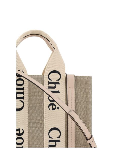Chloé Metallic Woody Handbag