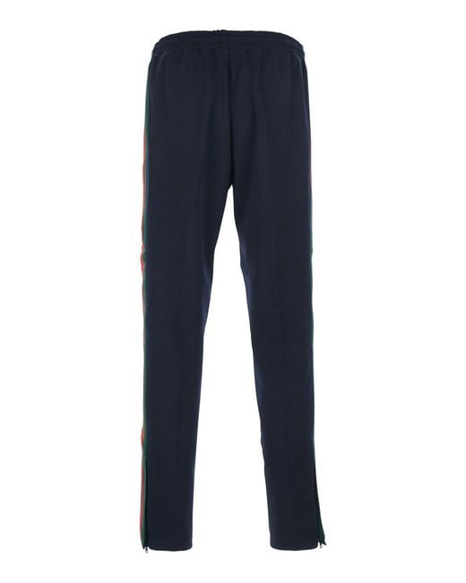 Gucci Blue Trousers Tech Fabric for men
