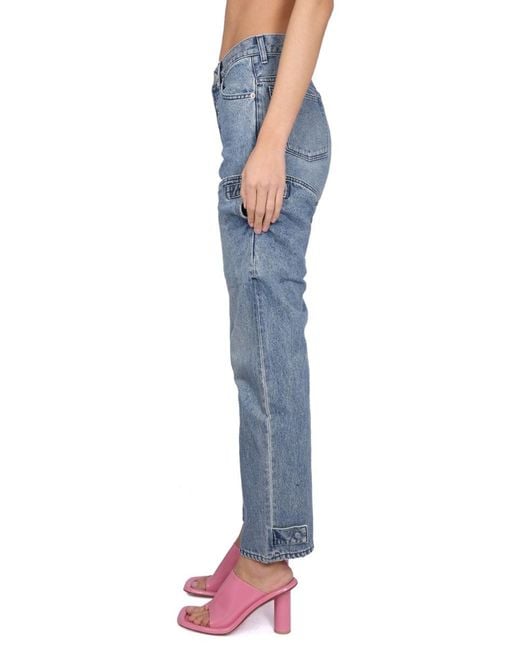 Ambush Blue Five Pocket Jeans Cotton