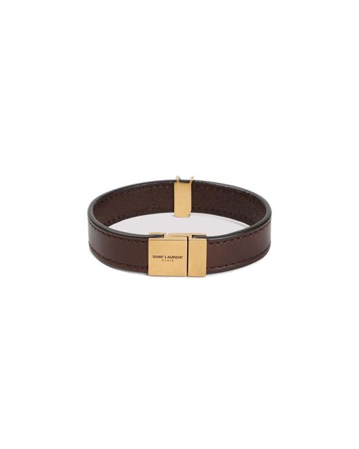 Saint Laurent Brown Bracelets for men