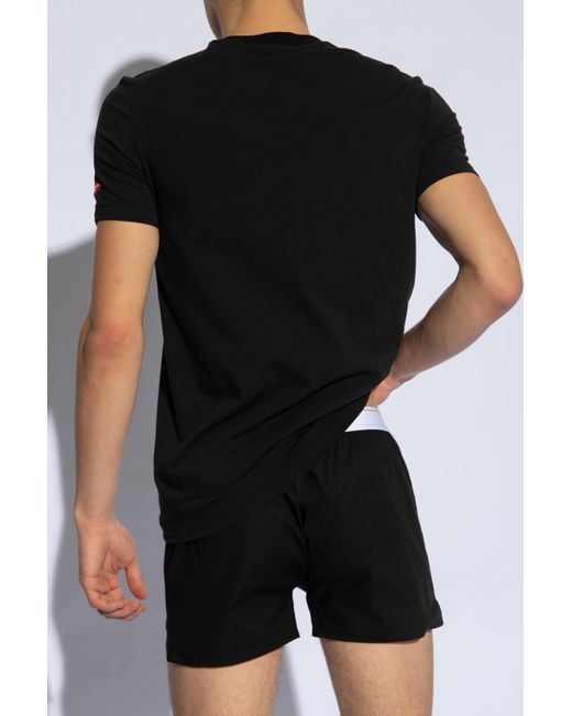DSquared² Black Underwear Collection T-Shirt for men