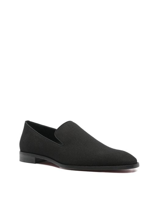 Christian Louboutin Black Danny Leather Loafers for men