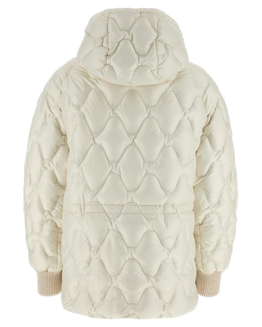 Fabiana Filippi Natural Hooded Down Jacket