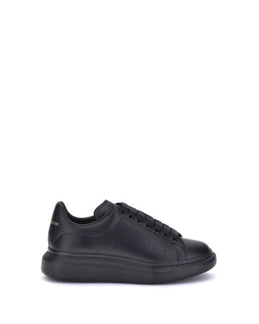Alexander McQueen Blue Leather Sneakers for men