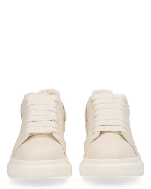 McQueen Natural Oversize Sneaker Shearling Trainers