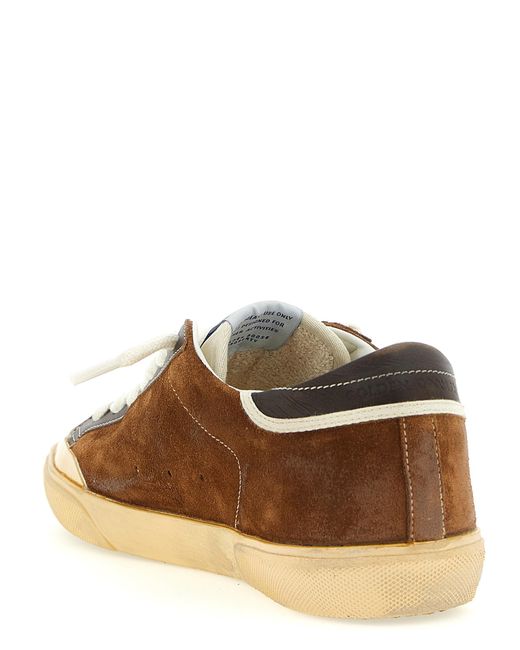 Golden Goose Deluxe Brand Brown Super Star Sneakers for men