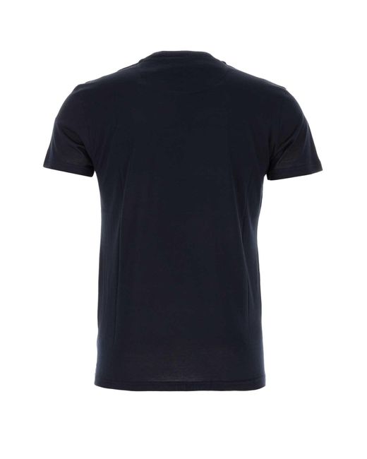 PT01 Black Midnight Silk Blend T-Shirt for men
