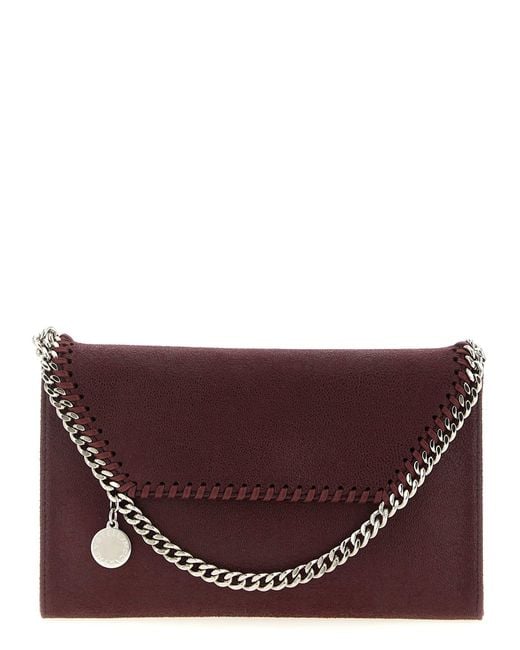 Stella McCartney Purple Falabella Wallet On Chain