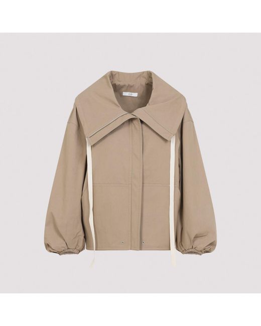 Co. Natural Rolled Llar Jacket