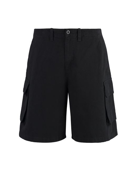 Our Legacy Black Mount Cotton Bermuda Shorts for men