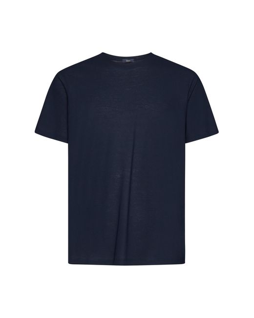 Herno Blue T-shirt for men